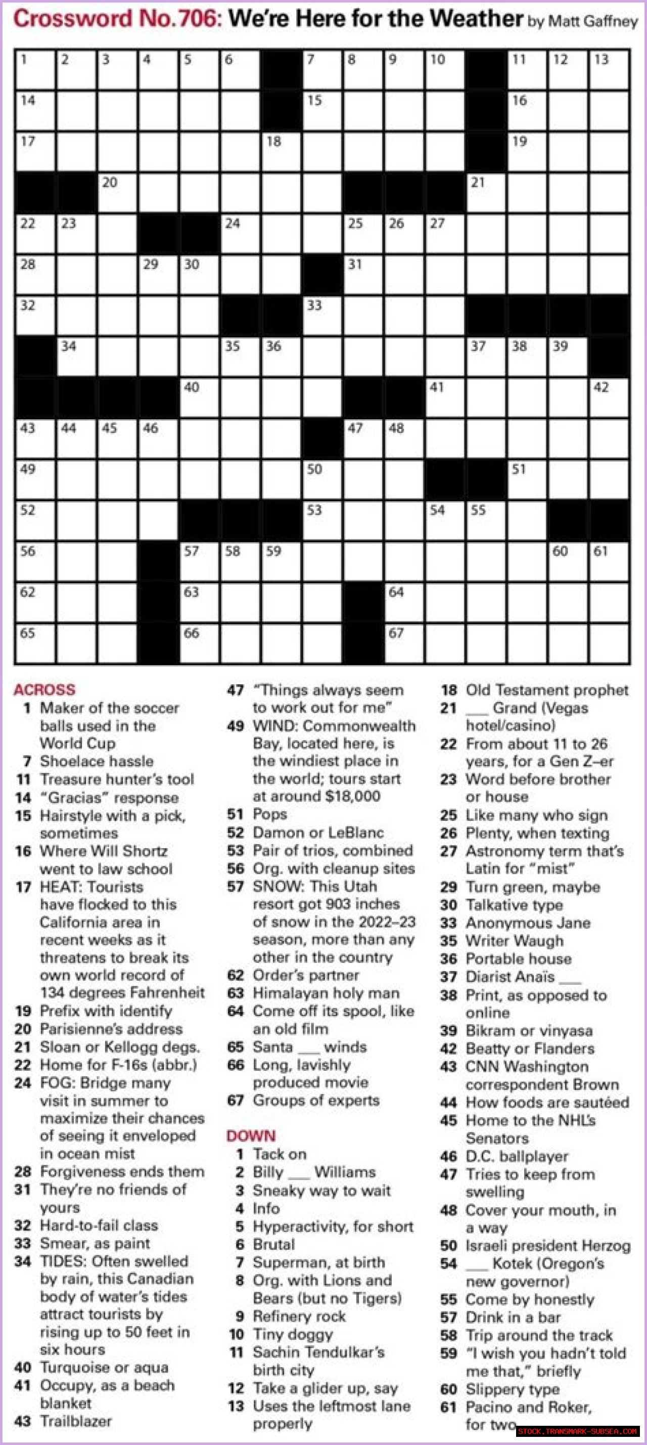 Unraveling The Fun Of Celebrity Crossword Puzzles
